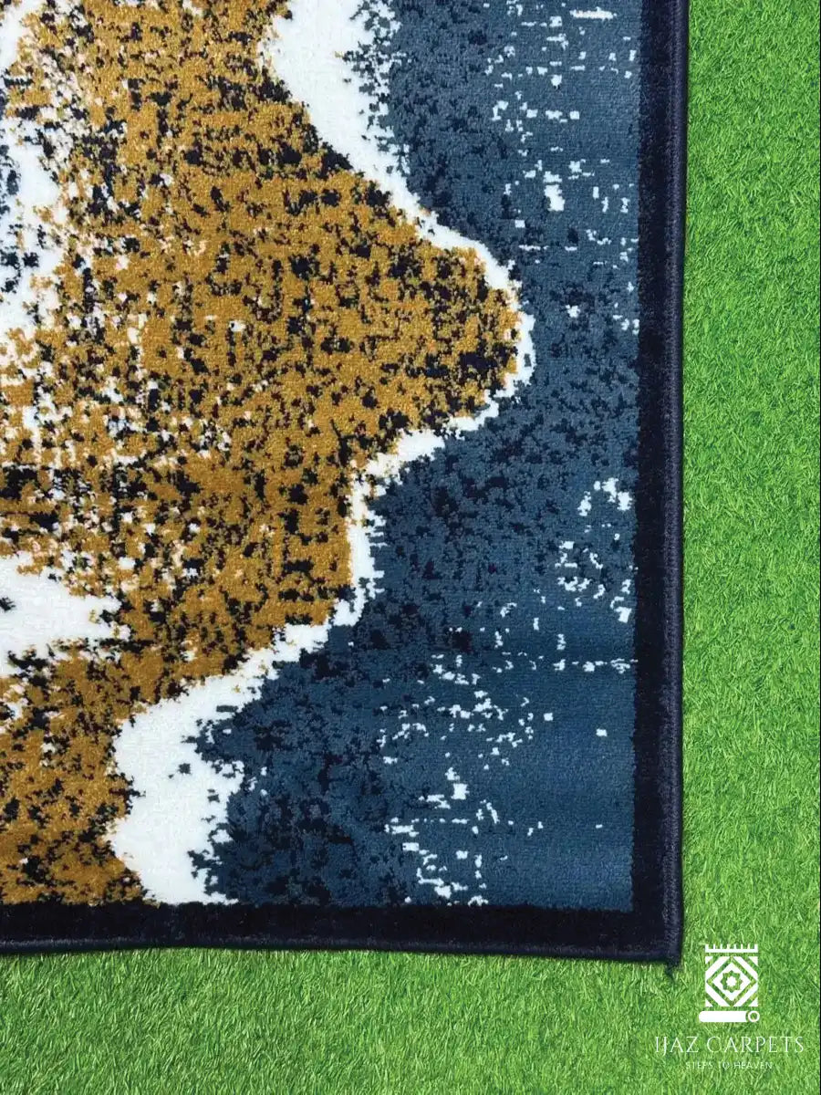 Modern Polypropelene Rug | Size: 3ft width x 5ft length (100cm x 150cm) | Article #M35BLU-7