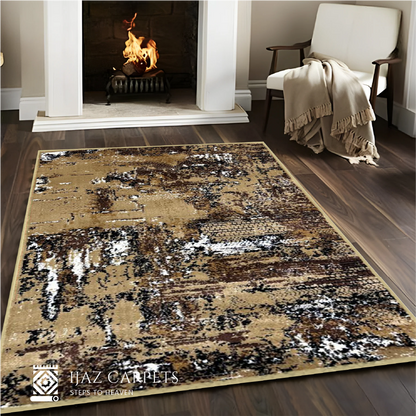 Rustic Brown Jute Rug | Size: 3ft width x 5ft length (100cm x 150cm) | Article #M35CRM-4