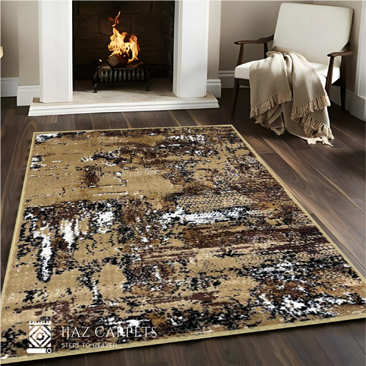 Rustic Brown Jute Rug | Size: 3ft width x 5ft length (100cm x 150cm) | Article #M35CRM-4