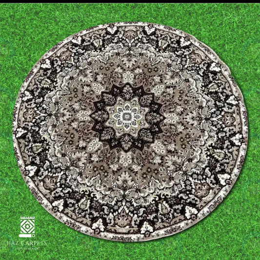 Round Slik Rug | Size: 5ft width x 5ft length (150cm x 150cm) | Article #RM5-1
