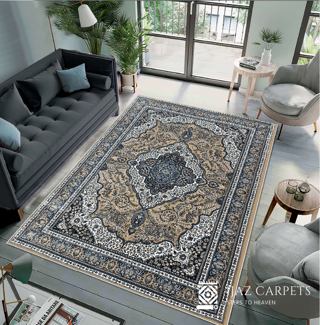 Classic Jute-Backed Traditional Rug | Size: 6.6ft width x 9.6ft length (200cm x 290cm) | Article #P710CRM-1