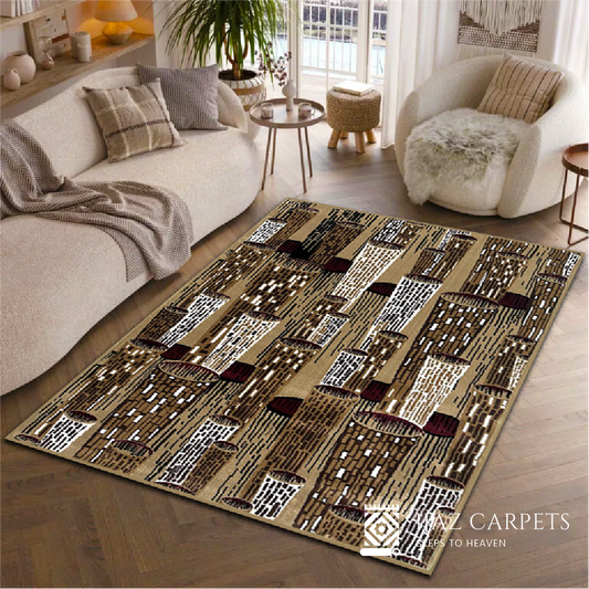 Cone Cascade Rug | Size: 5ft width x 7.5ft length (150cm x 225cm) | Article #M58CRM-1