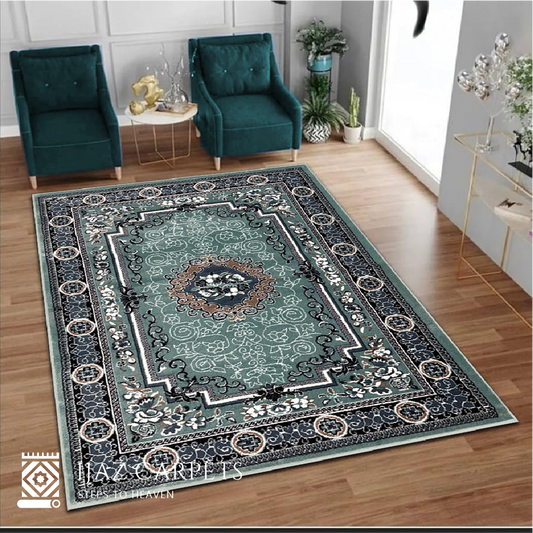 Timeless Persian-Inspired Traditional Rug | Size: 4ft width x 5.5ft length (120cm x 170cm) | Article #P46TRQ-4