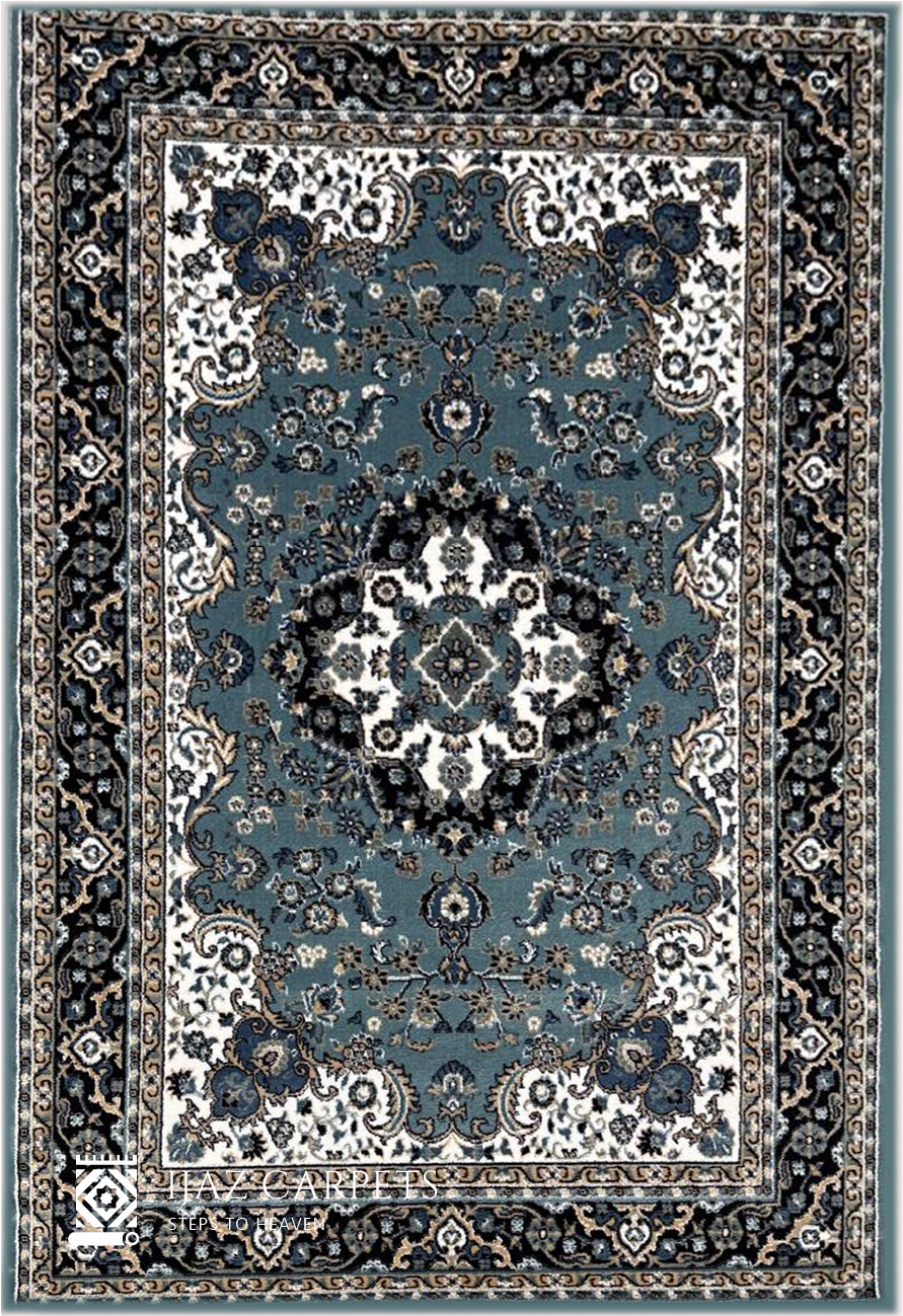 Vintage Floral Jute Rug | Size: 5ft width x 7.5ft length (150cm x 225cm) | Article #P58TRQ-10