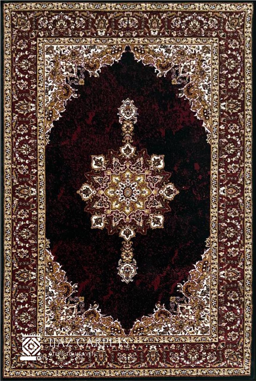 Traditional Red Persian-Style Rug | Size: 5ft width x 7.5ft length (150cm x 225cm) | Article #P58RED-2