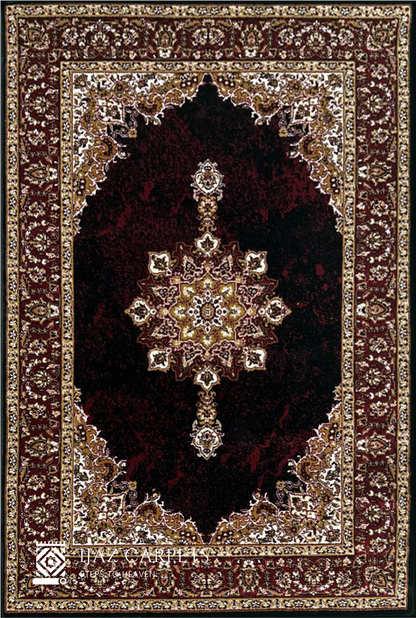 Traditional Red Persian-Style Rug | Size: 5ft width x 7.5ft length (150cm x 225cm) | Article #P58RED-2