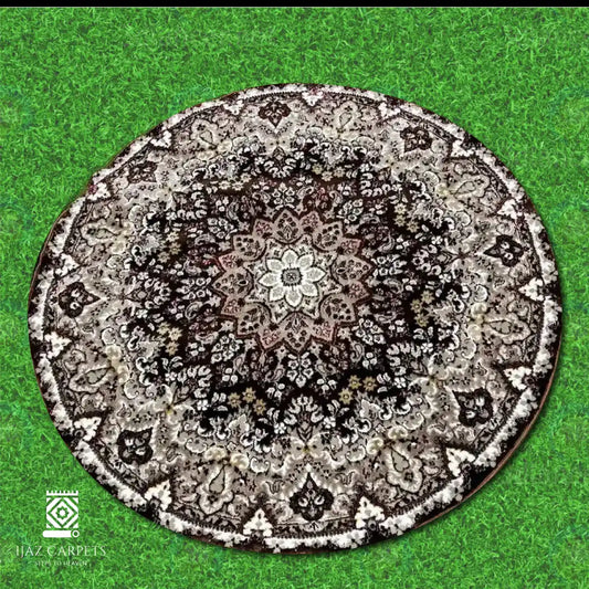 Round Slik Rug | Size: 5ft width x 5ft length (150cm x 150cm) | Article #RM5-5