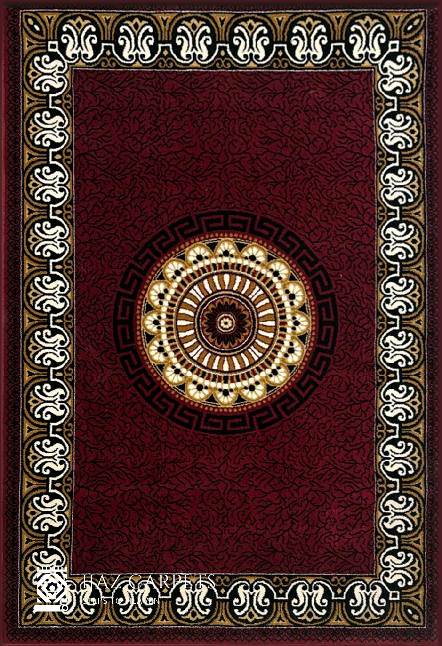 Radiant Floral Core Rug | Size: 5ft width x 7.5ft length (150cm x 225cm) | Article #P58RED-15