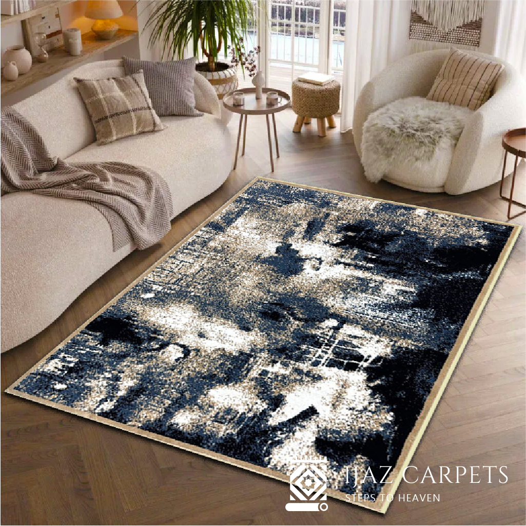 Modern Channel Abstract Design Rug | Size: 4ft width x 5.5ft length (120cm x 170cm) | Article #M46CRM-3