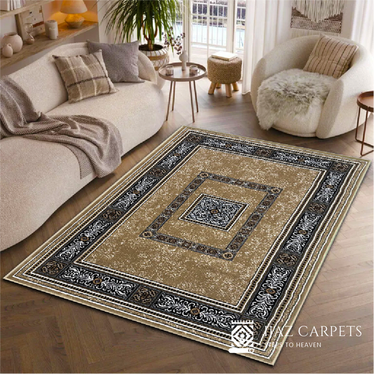 Classic Polypropylene Oriental Rug | Size: 5ft width x 7.5ft length (150cm x 225cm) | Article #P58CRM-3