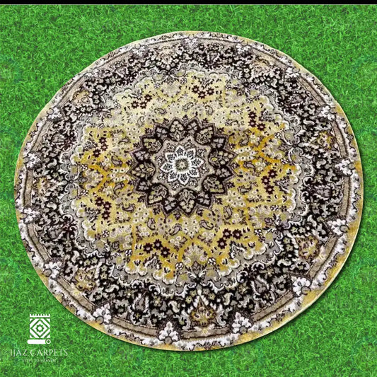Round Slik Rug | Size: 5ft width x 5ft length (150cm x 150cm) | Article #RM5-3