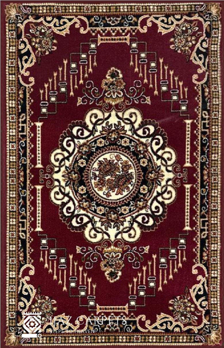 Heritage Classic Rug | Size: 3ft width x 5ft length (100cm x 150cm) | Article #P35RED-5