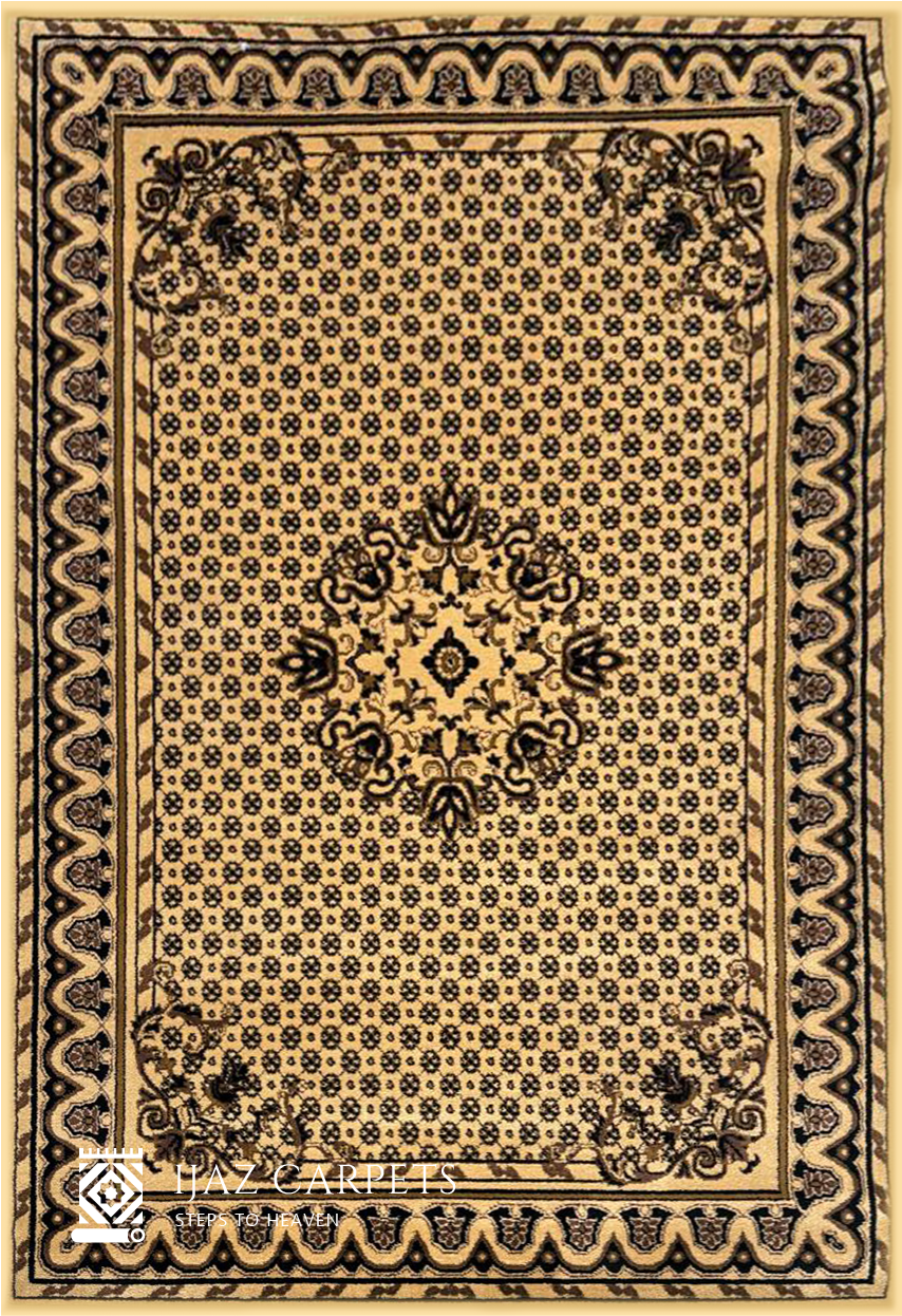 Classic Polypropylene Oriental Rug | Size: 5ft width x 7.5ft length (150cm x 225cm) | Article #P58CRM-4