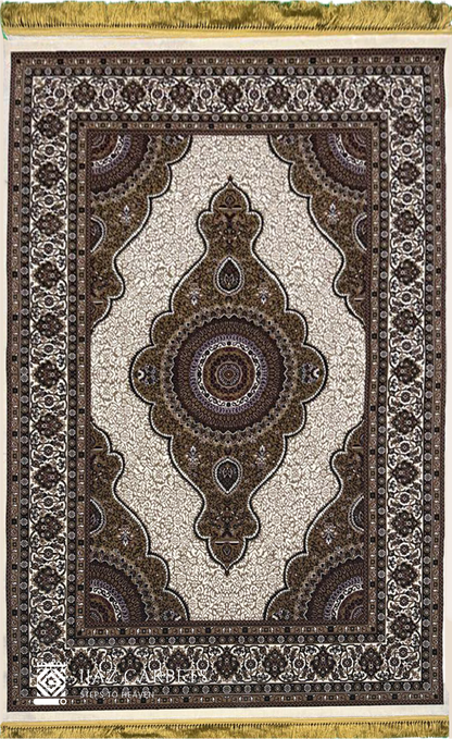 Traditional Tassel Border Rug | Size: 6.6ft width x 9.6ft length (200cm x 290cm) | Article #P710CRM-5