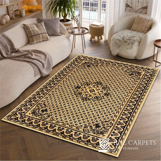 Classic Polypropylene Oriental Rug | Size: 5ft width x 7.5ft length (150cm x 225cm) | Article #P58CRM-4