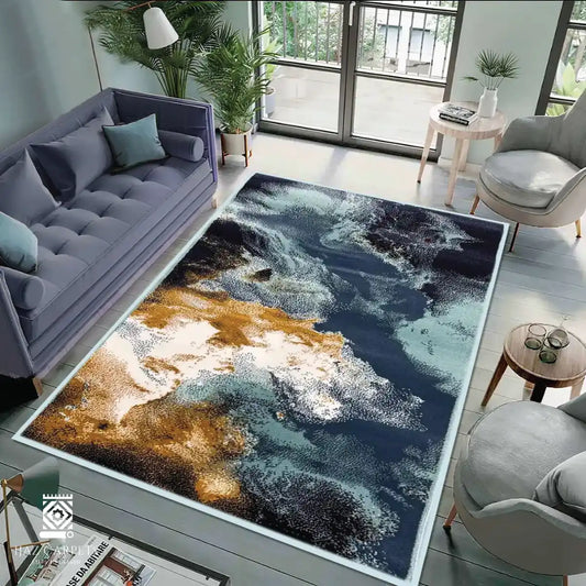 Modern Polypropelene Rug | Size: 3ft width x 5ft length (100cm x 150cm) | Article #M35TRQ-3