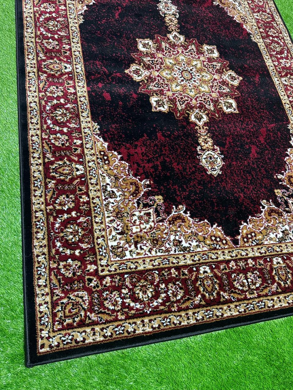 Traditional Red Persian-Style Rug | Size: 5ft width x 7.5ft length (150cm x 225cm) | Article #P58RED-2