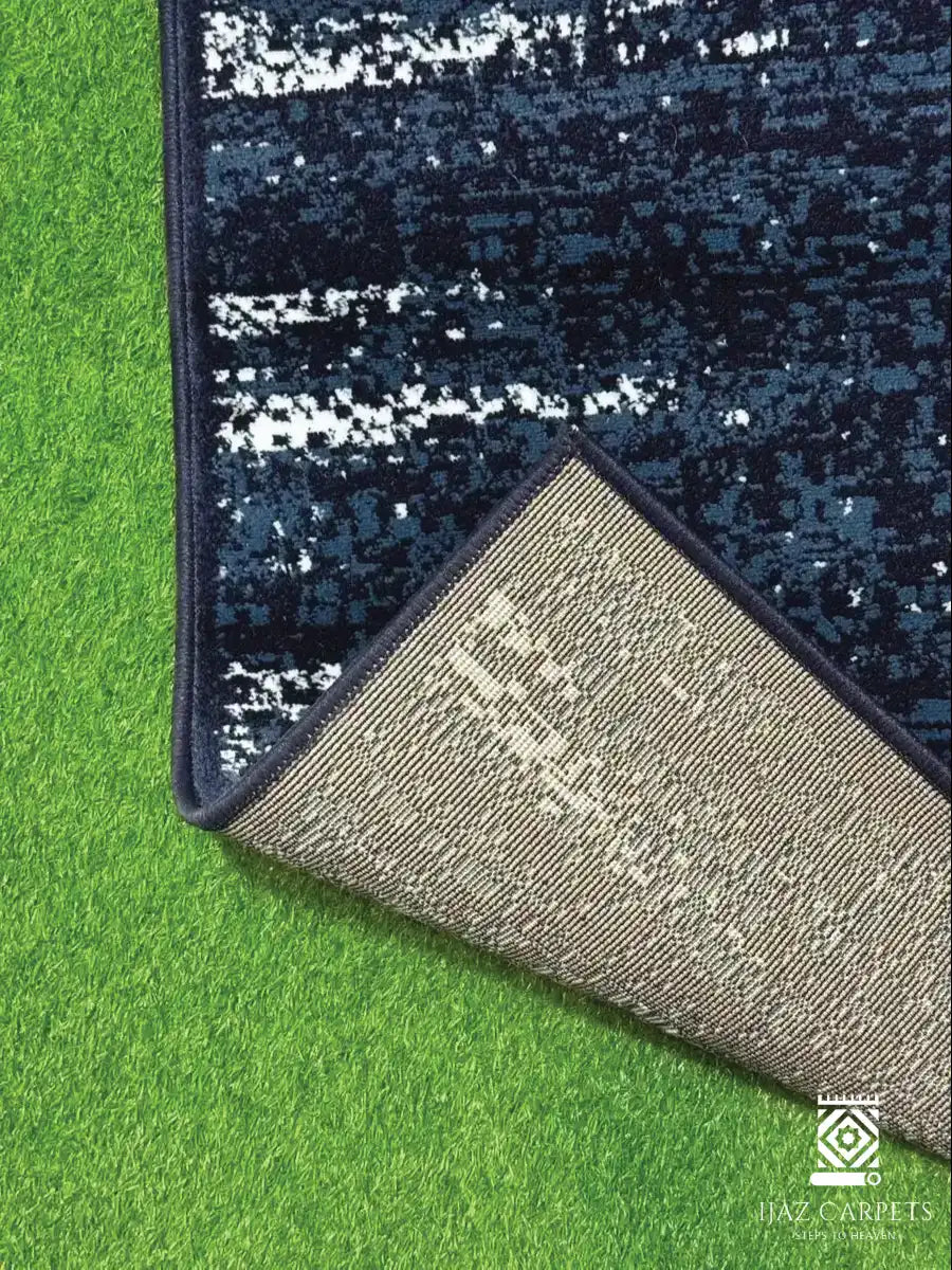 Modern Polypropelene Rug | Size: 3ft width x 5ft length (100cm x 150cm) | Article #M35BLU-7