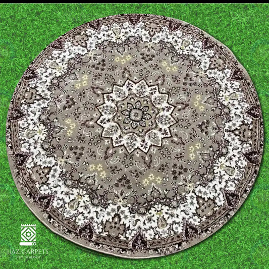 Round Slik Rug | Size: 5ft width x 5ft length (150cm x 150cm) | Article #RM5-4