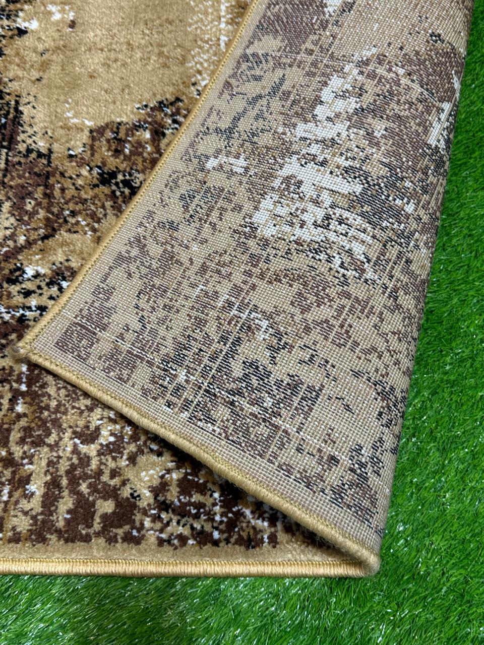 Rustic Brown Jute Rug | Size: 3ft width x 5ft length (100cm x 150cm) | Article #M35CRM-4