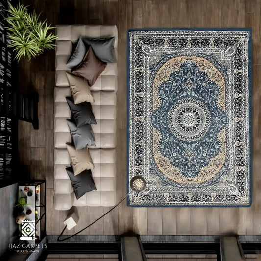 Traditional Polypropelene Rug | Size: 5ft width x 7.5ft length (150cm x 225cm) | Article #P58TRQ-14