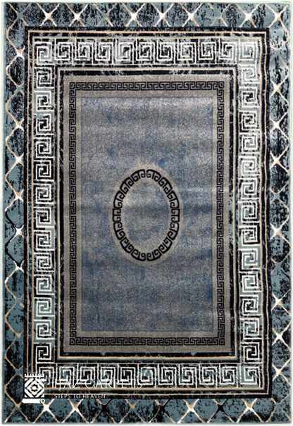 Grand Jute-Backed Oriental Rug | Size: 5ft width x 7.5ft length (150cm x 225cm) | Article #P58TRQ-3