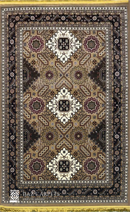 Traditional Tassel Border Rug | Size: 6.6ft width x 9.6ft length (200cm x 290cm) | Article #P710CRM-4