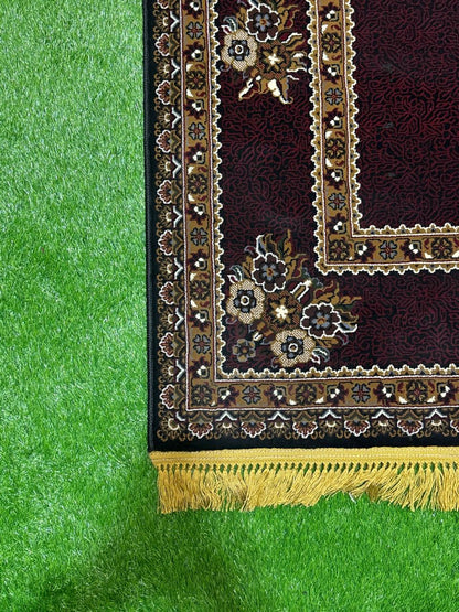 Traditional Tassel Border Rug | Size: 6.6ft width x 9.6ft length (200cm x 290cm) | Article #P710RED-1