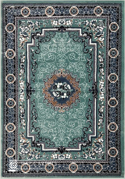 Timeless Persian-Inspired Traditional Rug | Size: 4ft width x 5.5ft length (120cm x 170cm) | Article #P46TRQ-4