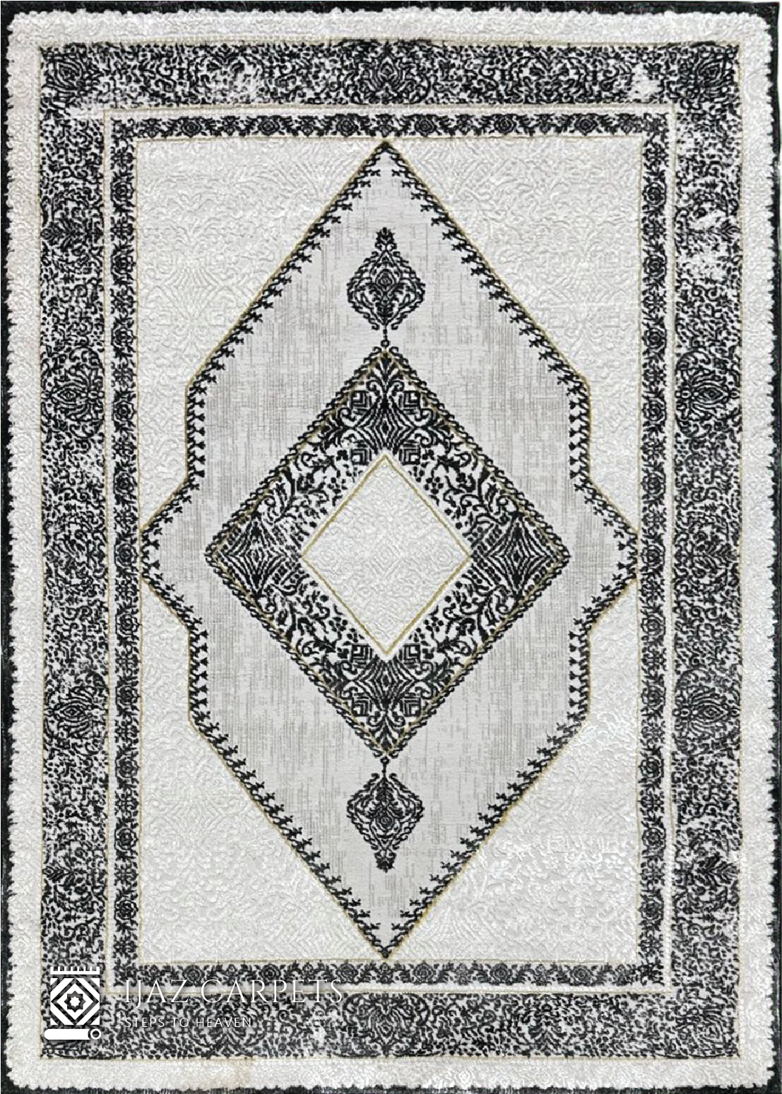 Turkish Ottoman Festival Rug (Modern) | Size: 4.0ft width x 5.6ft length (120cm x 170cm) | Article #T46-5