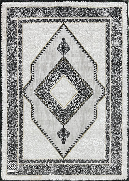 Turkish Ottoman Festival Rug (Modern) | Size: 4.0ft width x 5.6ft length (120cm x 170cm) | Article #T46-5