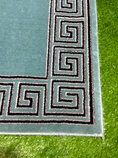 Luxury Channel Geometric Pattern Rug | Size: 4ft width x 5.5ft length (120cm x 170cm) | Article #P46TRQ-3