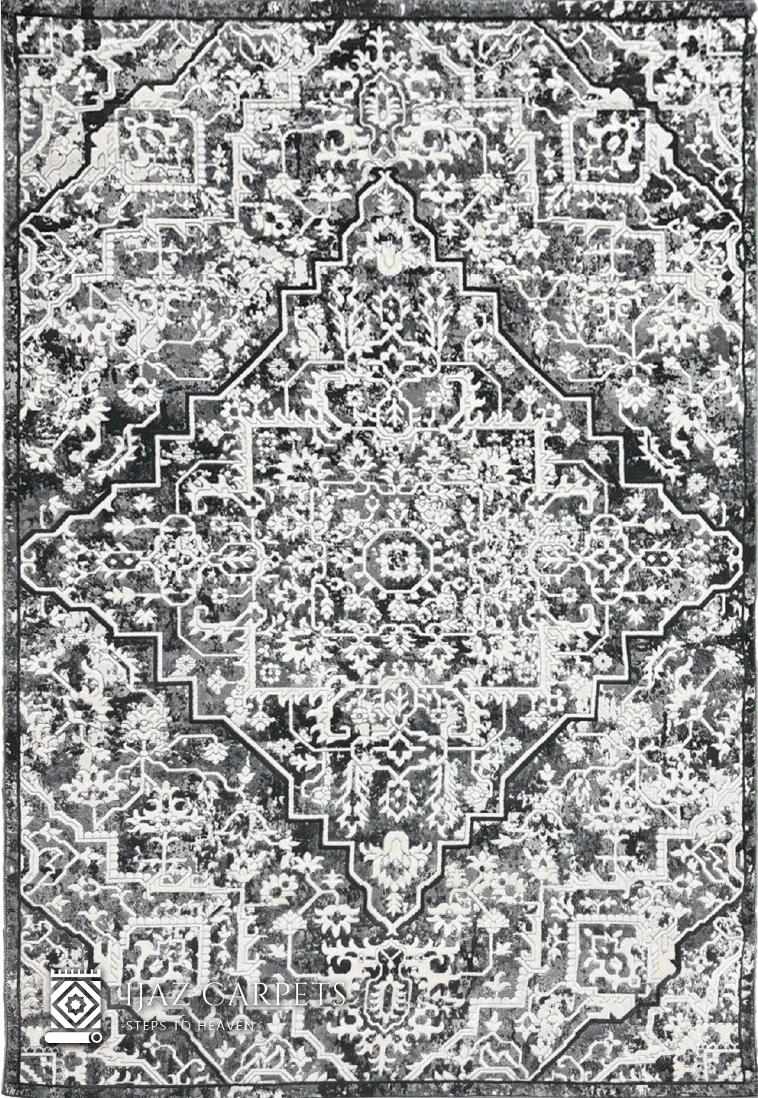 Turkish Anatolian Heritage Rug (Antique) | Size: 5.2ft width x 7.0ft length (160cm x 214cm) | Article #T57-12