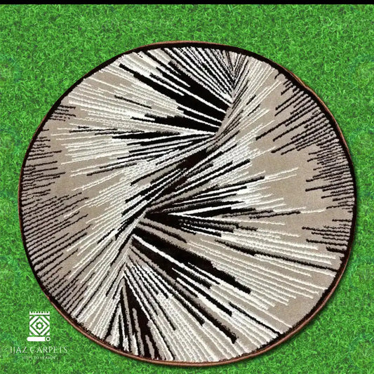 Round Slik Rug | Size: 3ft width x 3ft length (100cm x 100cm) | Article #RM3-1