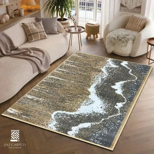 Modern Polypropelene Rug | Size: 3ft width x 5ft length (100cm x 150cm) | Article #M35CRM-11